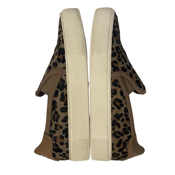 UGG Jass Platform Sneakers Leopard Cheetah Print Slip On Shoes Women's Size 7 - Picture 3 of 15